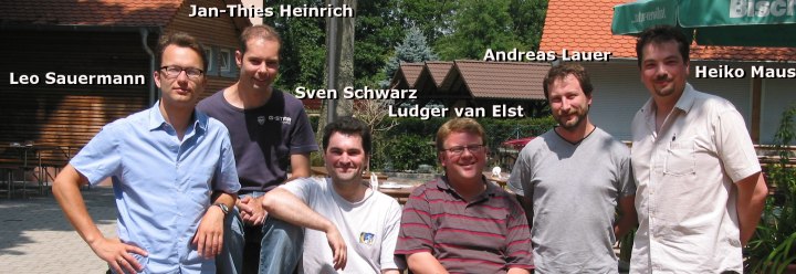 EPOS project team: Leo Sauermann, Jan-Thies Heinrich, Sven Schwarz, Ludger van Elst, Andreas Lauer, Heiko Maus